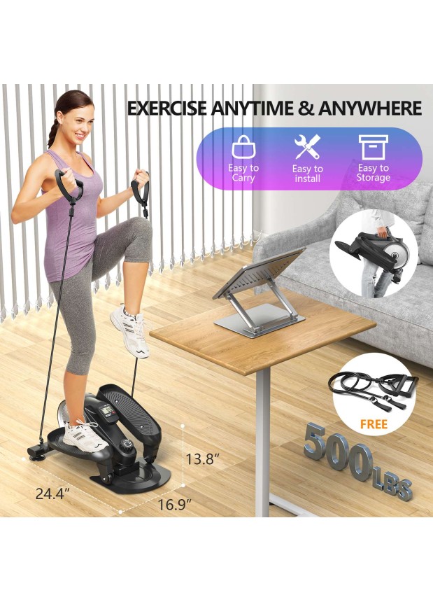 Under Desk Elliptical Elliptical Machines for Home Use Seated Elliptical Ellipse Leg Exerciser Exerciser for Seniors Portable Elliptical Under Desk Bike Pedal Exerciser Exerciser for Seniors